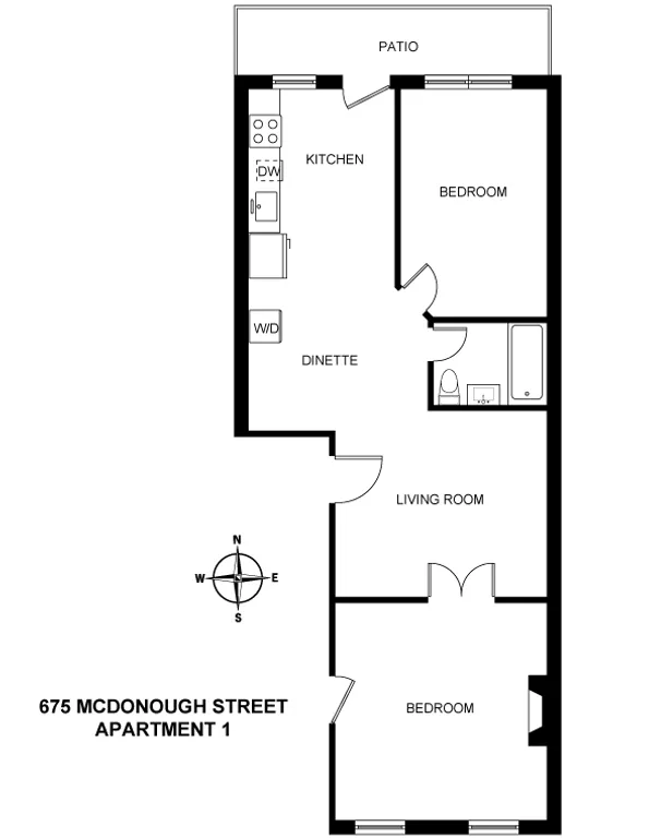 675 MacDonough Street, 1 | floorplan | View 6
