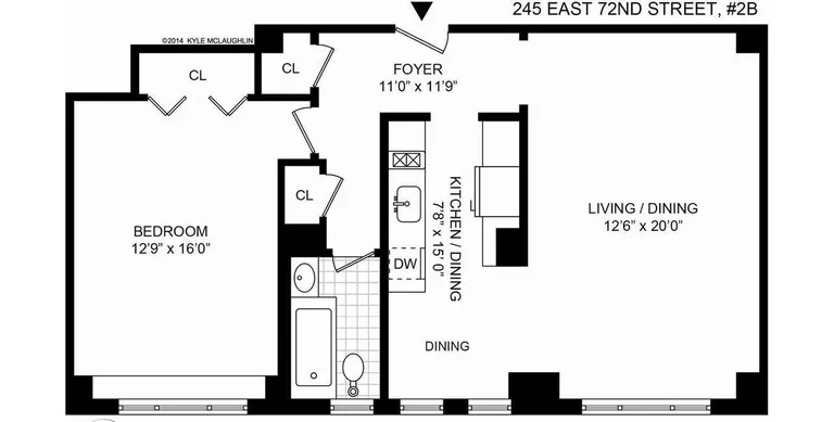 245 East 72Nd Street, 2B | floorplan | View 5