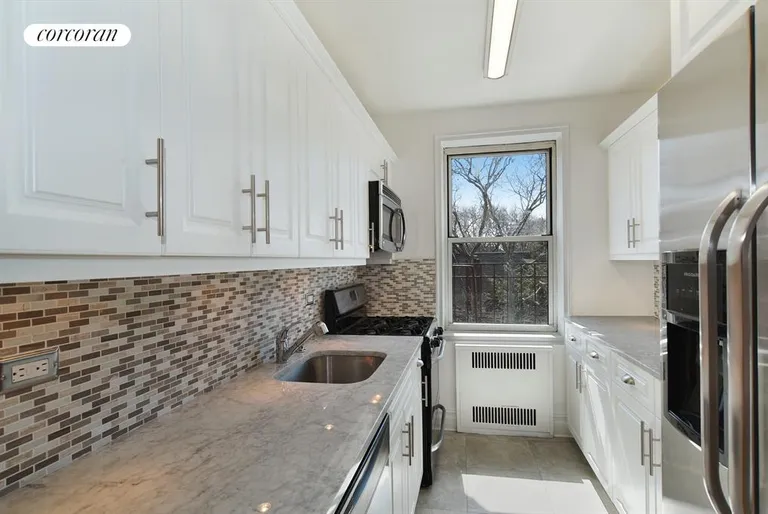 New York City Real Estate | View 1825 Foster Avenue, 4B | Crisp and clean kitchen | View 3