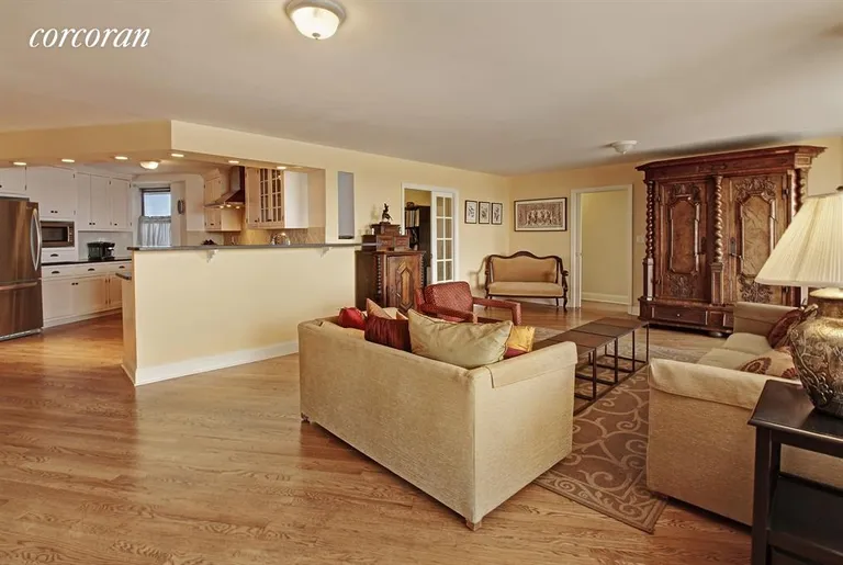 New York City Real Estate | View 5700 Arlington Avenue, 20LMN | Kitchen / Living Room | View 3