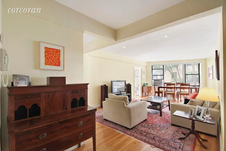 New York City Real Estate | View 30 East 9th Street, 2D | Entry view to living room | View 7