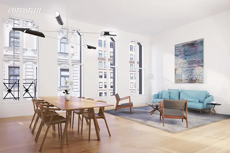 New York City Real Estate | View 93 Reade Street, 3rd Floor | 2 Beds, 2 Baths | View 1