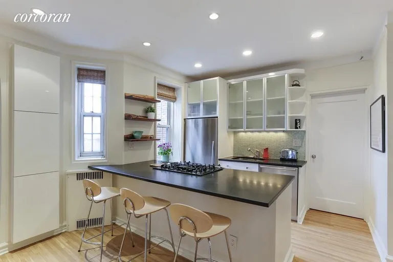 New York City Real Estate | View 360 Clinton Avenue, 6S | Open, windowed kitchen with ample counter space | View 4