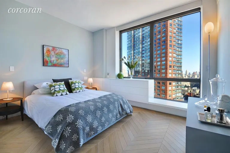New York City Real Estate | View 1965 Broadway, 24D | Master Bedroom | View 4