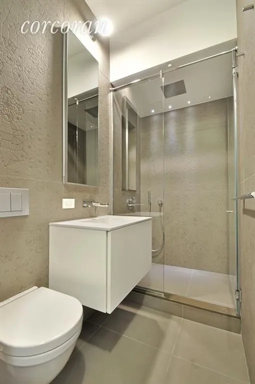 New York City Real Estate | View 1965 Broadway, 24D | Guest Bathroom | View 7