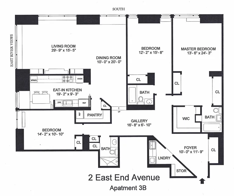 2 East End Avenue, 3B | floorplan | View 8