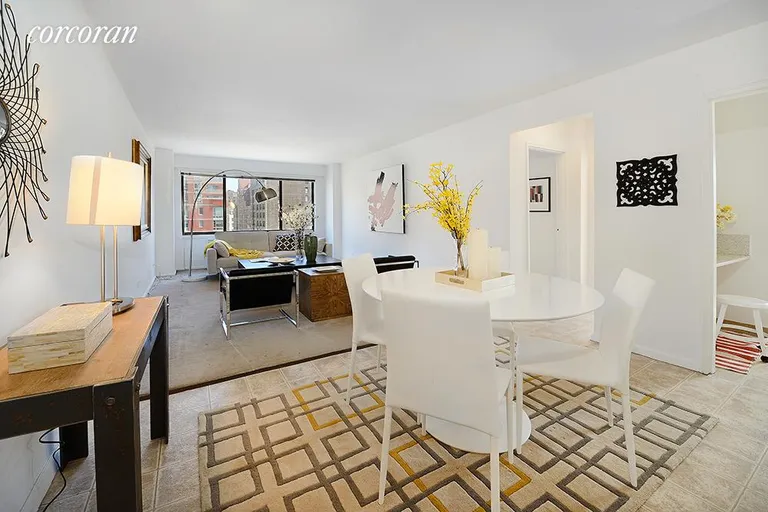 New York City Real Estate | View 201 West 21st Street, 10F | 1 Bed, 1 Bath | View 1