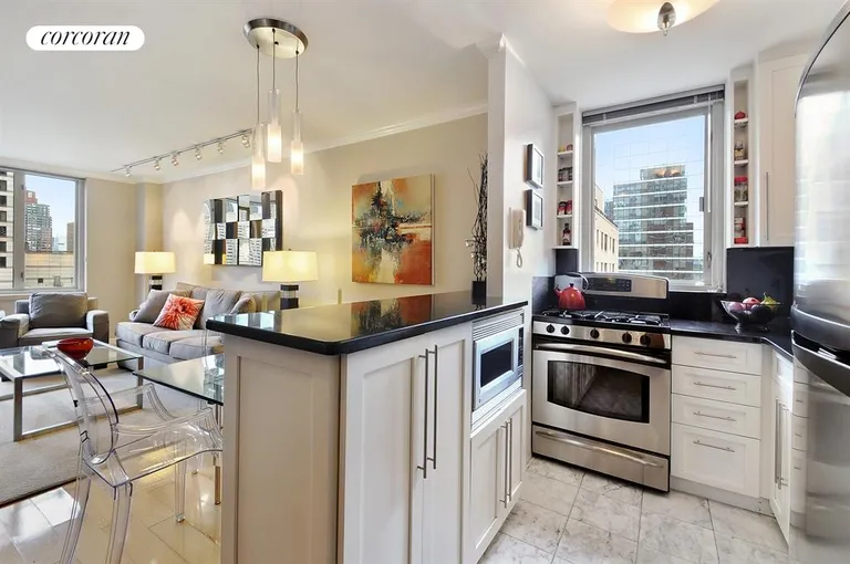 New York City Real Estate | View 130 West 67th Street, 19F | Kitchen | View 3