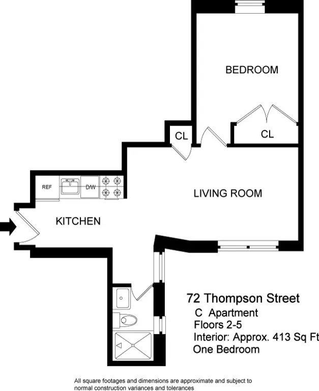 72 Thompson Street, 2c | floorplan | View 4