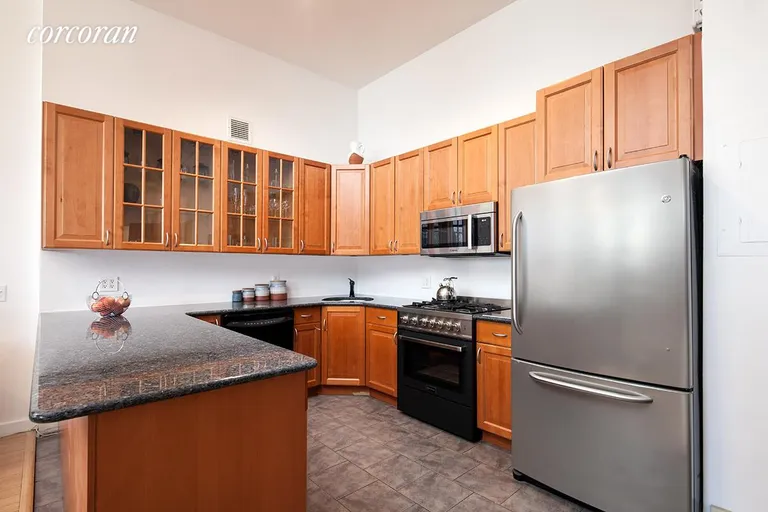New York City Real Estate | View 423 Atlantic Avenue, 3E | Large open kitchen updated with modern appliances | View 3