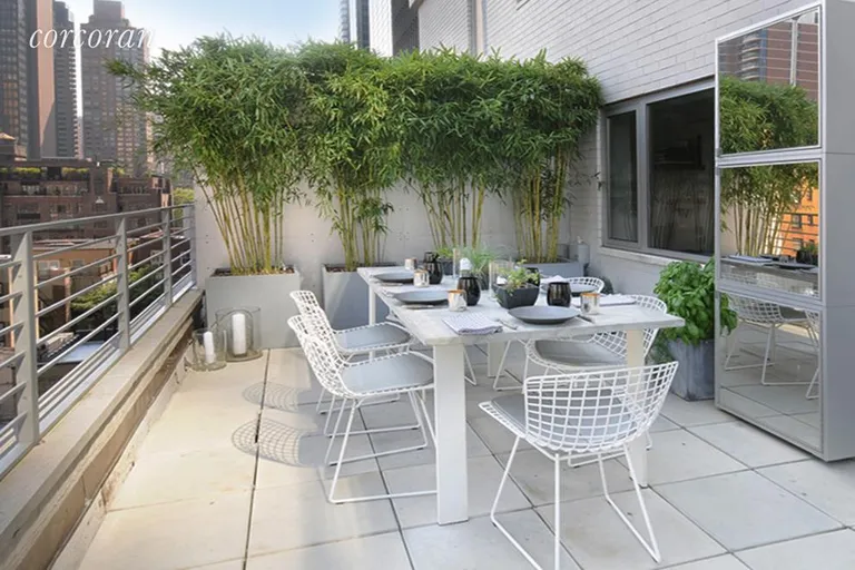 New York City Real Estate | View 211 East 51st Street, 11D | Fine Dining Outdoors. | View 2