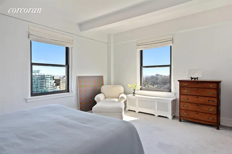 New York City Real Estate | View 9 Prospect Park West, 16A | Bedroom with north and east views over the park | View 8