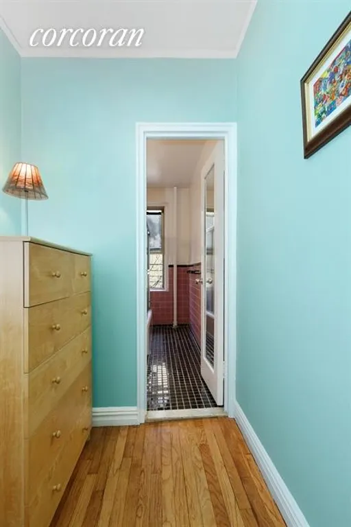 New York City Real Estate | View 120 Bennett Avenue, 2E | Dressing area and Bathroom | View 4