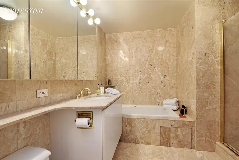 New York City Real Estate | View 422 East 72Nd Street, 24E | Master Bathroom | View 5
