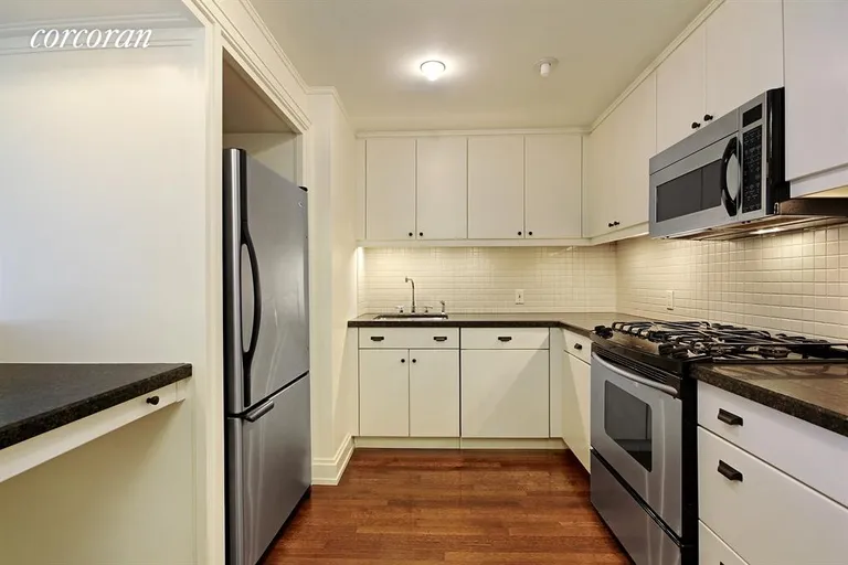 New York City Real Estate | View 130 East 18th Street, 5U | Huge kitchen with pass through counter/desk! | View 2