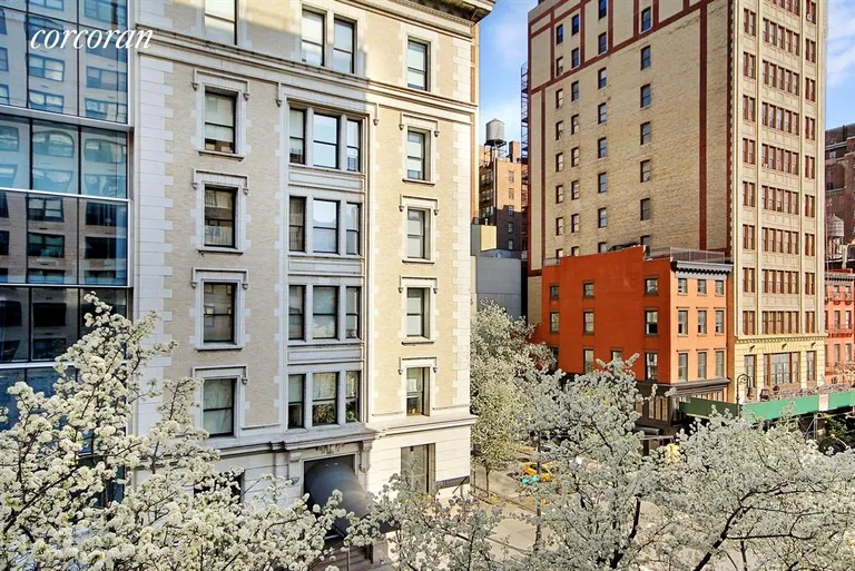 New York City Real Estate | View 130 East 18th Street, 5U | Quiet tree line view of historic Irving Place! | View 4