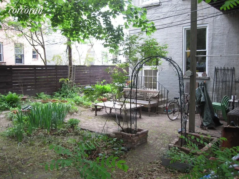 New York City Real Estate | View 110 Clinton Avenue, 1C | Part of the 1600 square foot garden | View 10