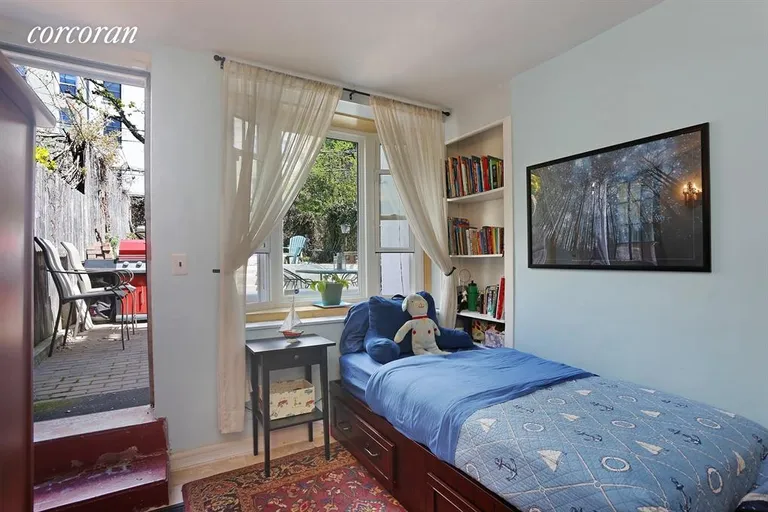 New York City Real Estate | View 213 1/2 Bergen Street | 
Third bedroom in owners duplex w/ garden access. | View 6