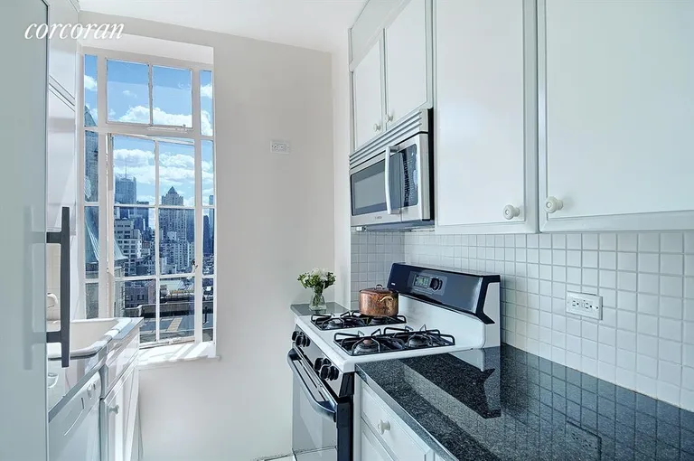 New York City Real Estate | View 350 West 57th Street, 16A | Kitchen | View 3