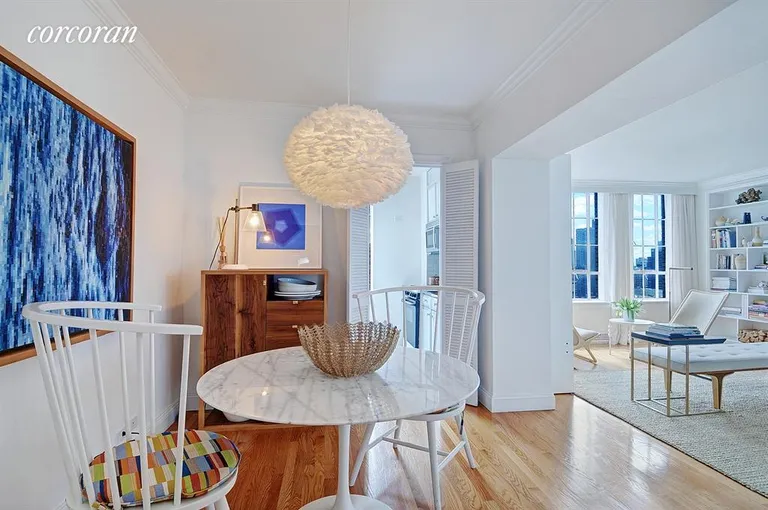 New York City Real Estate | View 350 West 57th Street, 16A | Dining Room | View 2