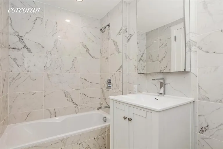 New York City Real Estate | View 230 Riverside Drive, 1N | New Bathroom | View 4