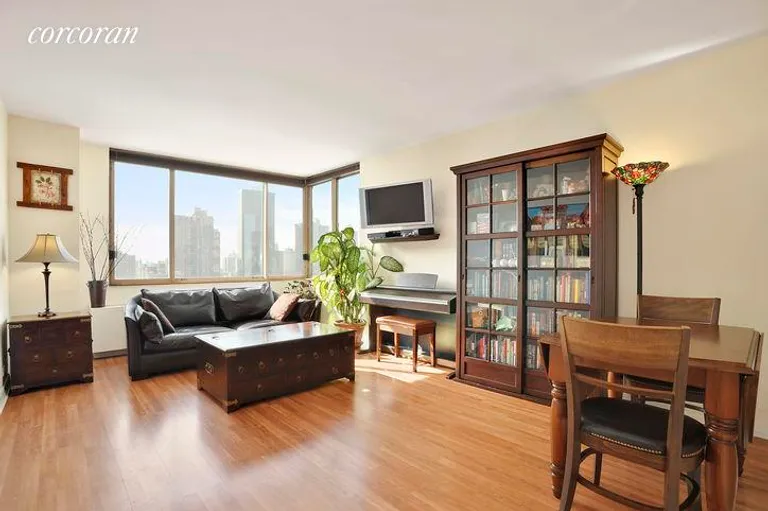 New York City Real Estate | View 350 West 50th Street, 19D | 1 Bed, 1 Bath | View 1