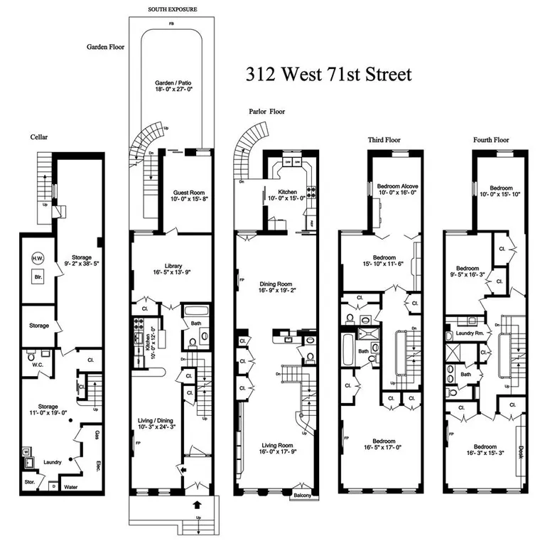 312 West 71st Street | floorplan | View 12