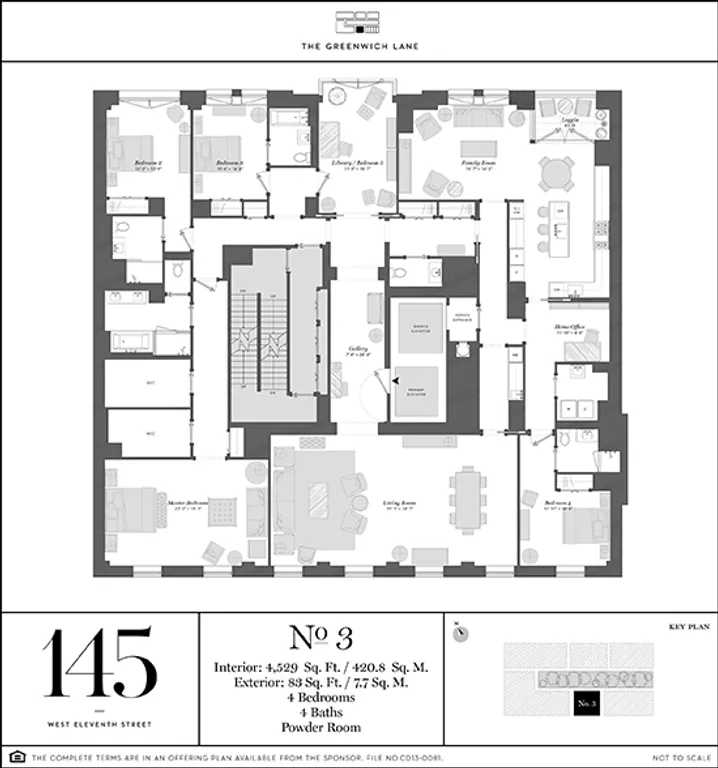 145 West 11th Street, 3 | floorplan | View 7
