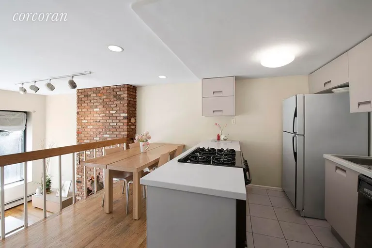 New York City Real Estate | View 157 West 78th Street, 4-5N | Kitchen and Dining Area | View 3