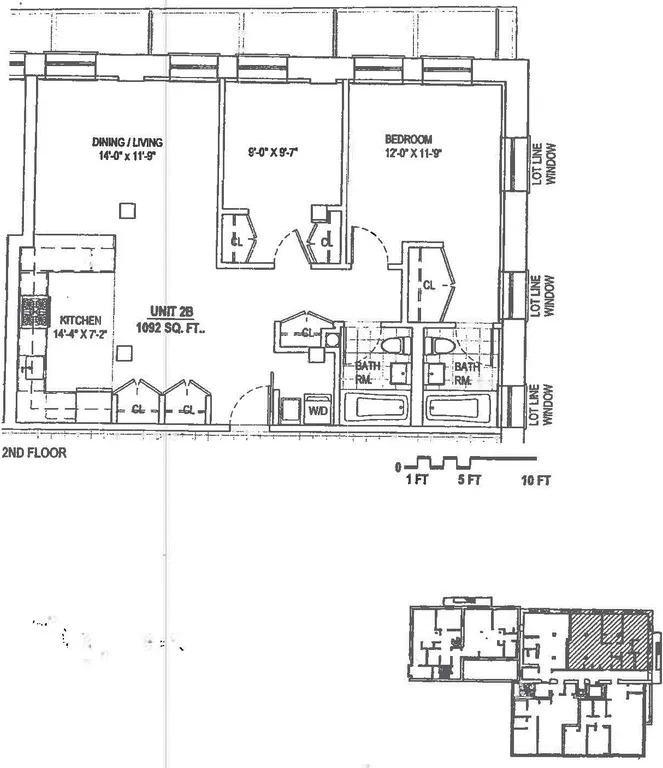 130 JACKSON STREET, 2B | floorplan | View 8