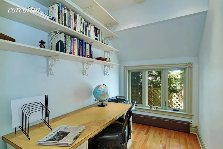 New York City Real Estate | View 329 Westminster Road | Home office off the kitchen | View 8