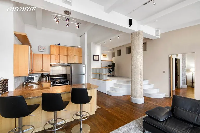 New York City Real Estate | View 250 Mercer Street, B1304 | Open Kitchen | View 2