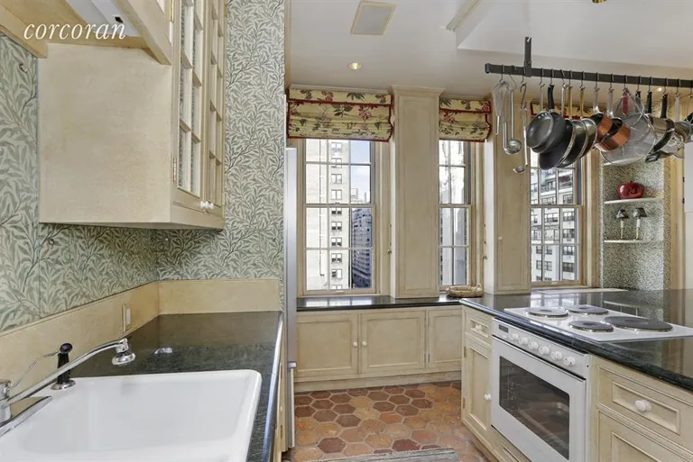 New York City Real Estate | View 14 East 75th Street, 9B | Windowed Kitchen | View 4