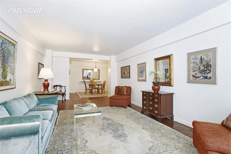 New York City Real Estate | View 25 Sutton Place South, 7R | Living Room / Dining Room | View 2