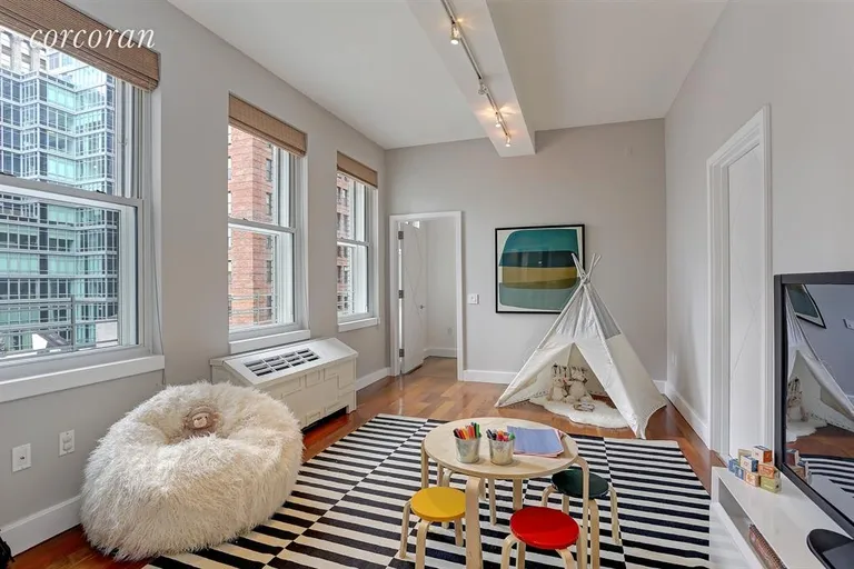 New York City Real Estate | View 80 Chambers Street, 8F | Play Room | View 10