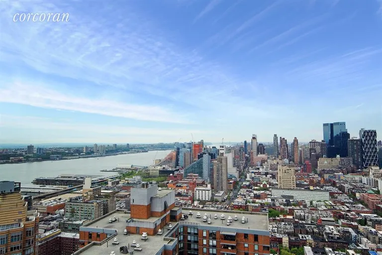 New York City Real Estate | View 460 West 42nd Street, 53K | Open City & River Views | View 6