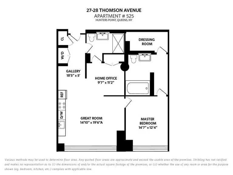 27-28 Thomson Avenue, 525 | floorplan | View 5