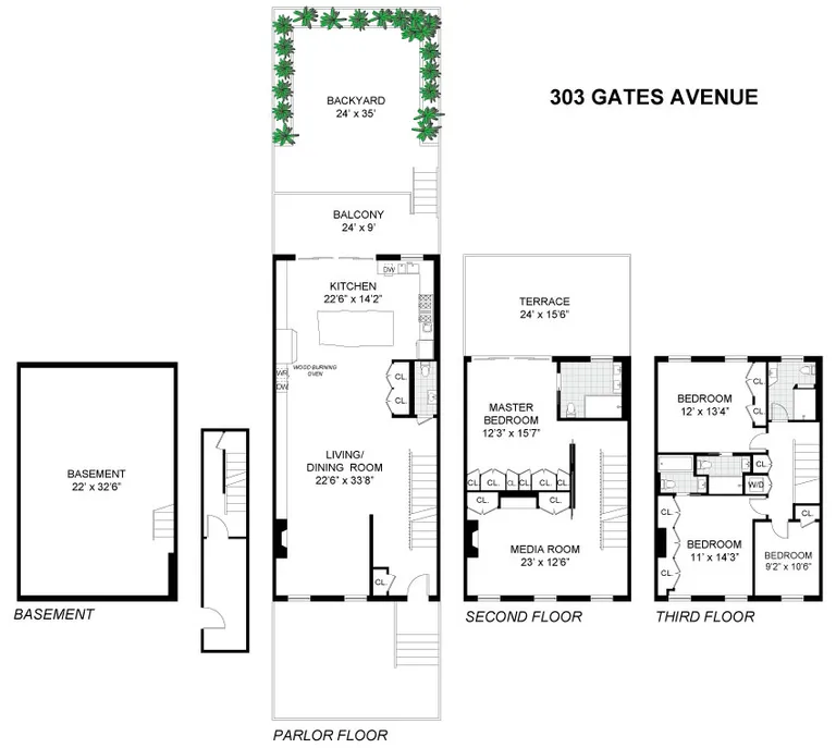 303 Gates Avenue, 2 | floorplan | View 8