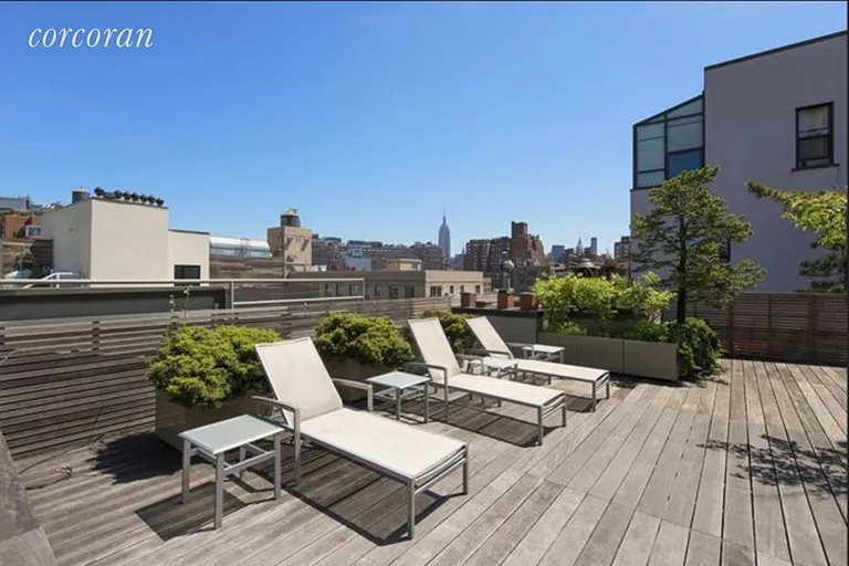 New York City Real Estate | View 380 West 12th Street, 1D | roof deck | View 7