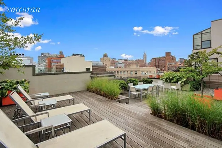 New York City Real Estate | View 380 West 12th Street, 1D | roof deck | View 8