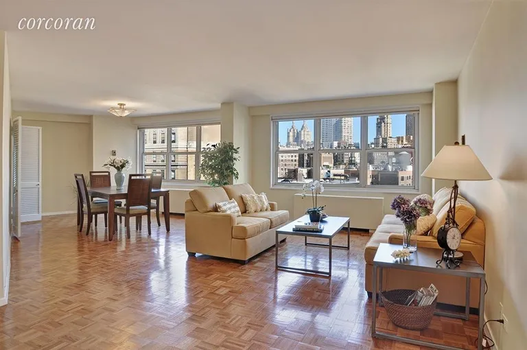New York City Real Estate | View 155 West 68th Street, 1423 | Living Room / Dining Room | View 3