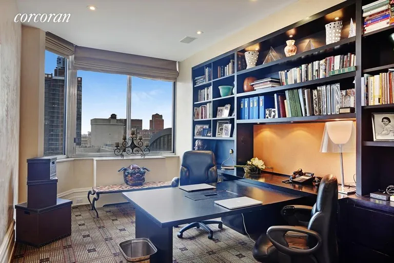 New York City Real Estate | View 200 East 65th Street, 26N | Third Bedroom/Study with En-Suite Bath | View 5