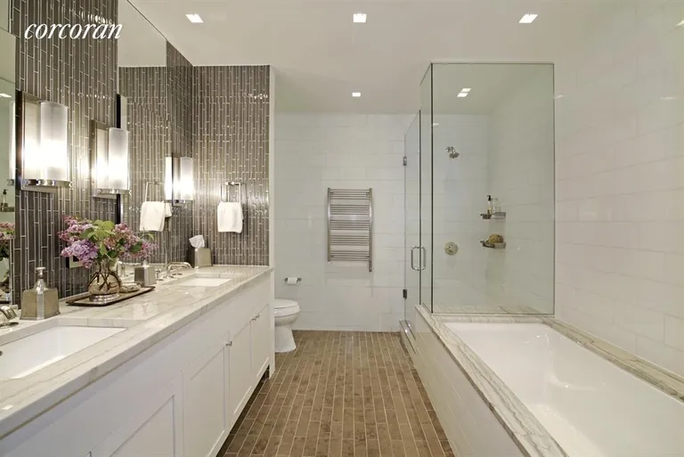 New York City Real Estate | View 230 West 78th Street, 9A | Master Bathroom | View 7