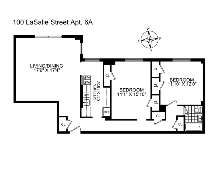 100 La Salle Street, 6A | floorplan | View 7