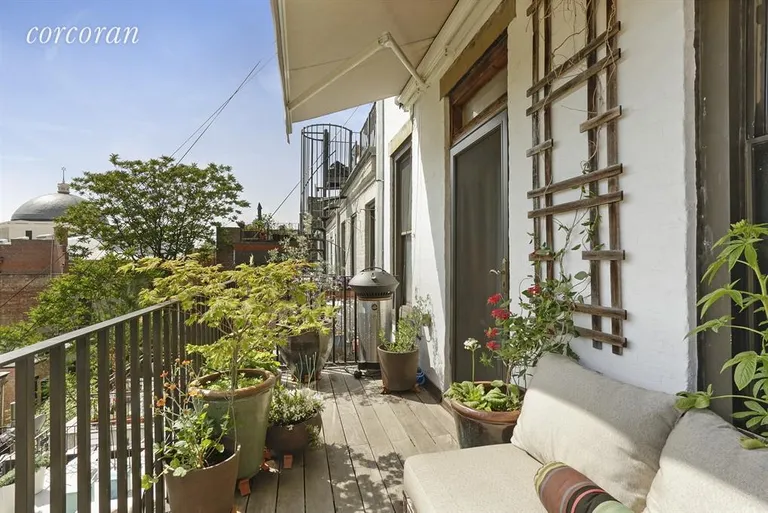 New York City Real Estate | View 24 Montgomery Place, 4 | Deck | View 8