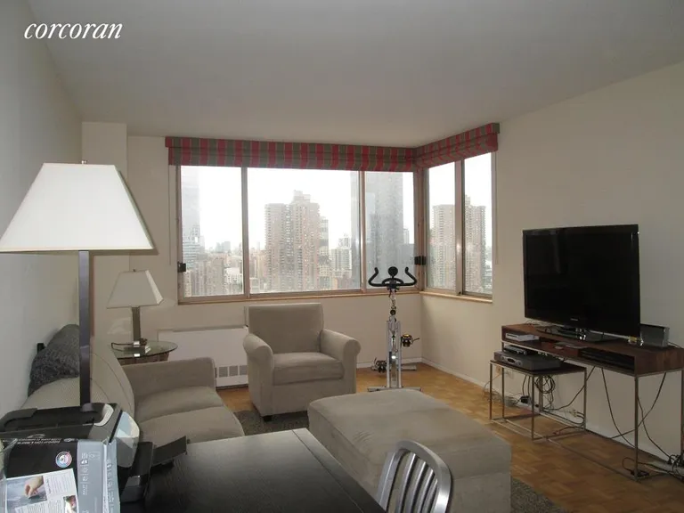 New York City Real Estate | View 350 West 50th Street, 27D | 1 Bed, 1 Bath | View 1