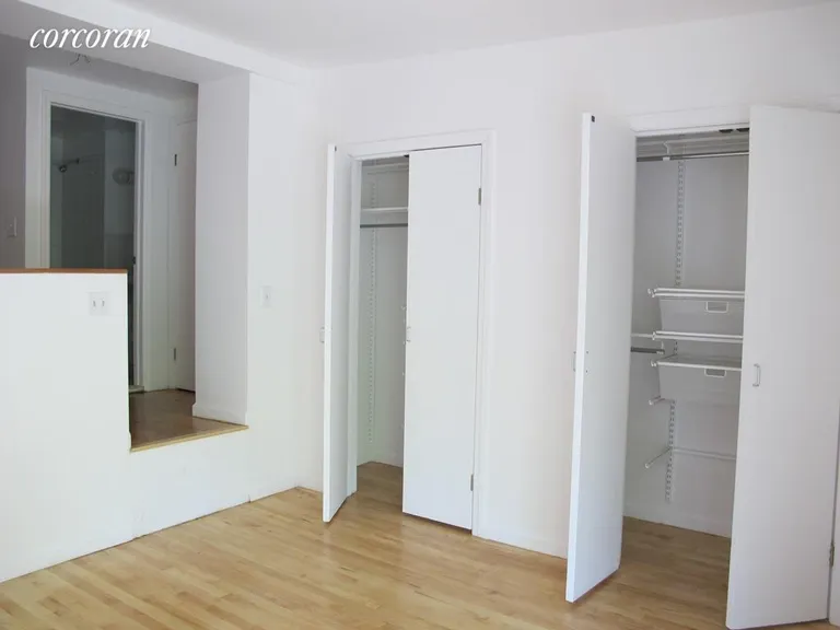 New York City Real Estate | View 213 Wyckoff Street, 1 | Wall of closets in Bedroom | View 5