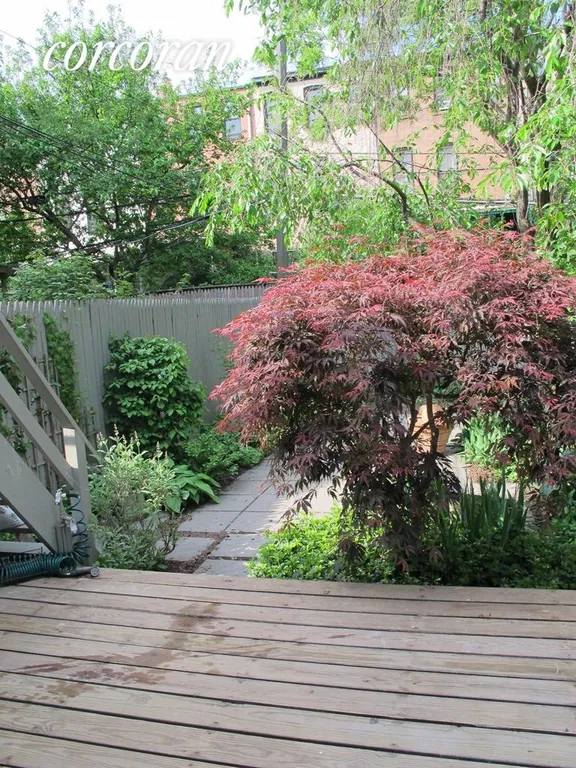 New York City Real Estate | View 213 Wyckoff Street, 1 | Lovely Deck overlooking garden | View 6