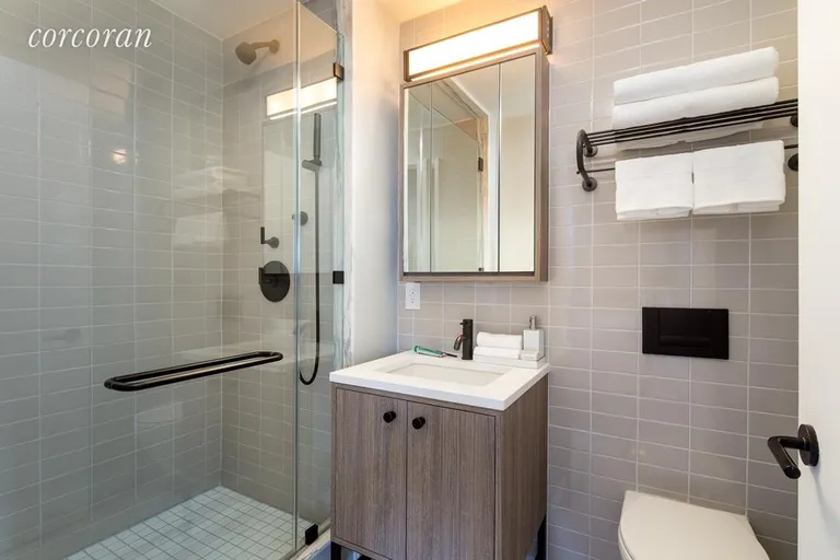 New York City Real Estate | View 175 West 95th Street, 26F | Second bathroom  | View 7