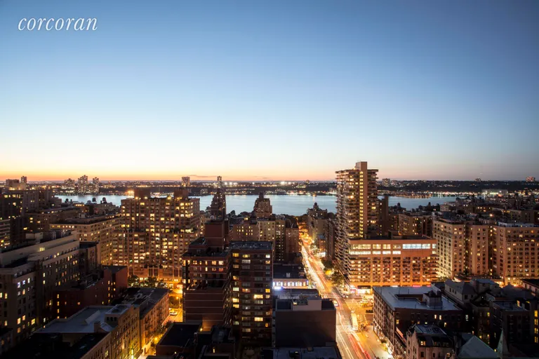 New York City Real Estate | View 175 West 95th Street, 26F | River view from bedrooms  | View 8